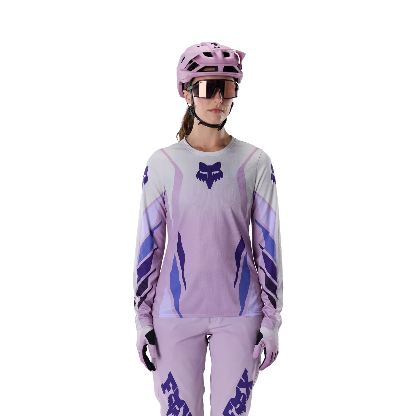 Maillot FOX RANGER FOUNDRY Manches Longues Femme Lavande