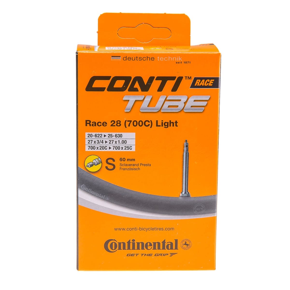 CONTINENTAL RACE LIGHT binnenband 700x20/25c Presta