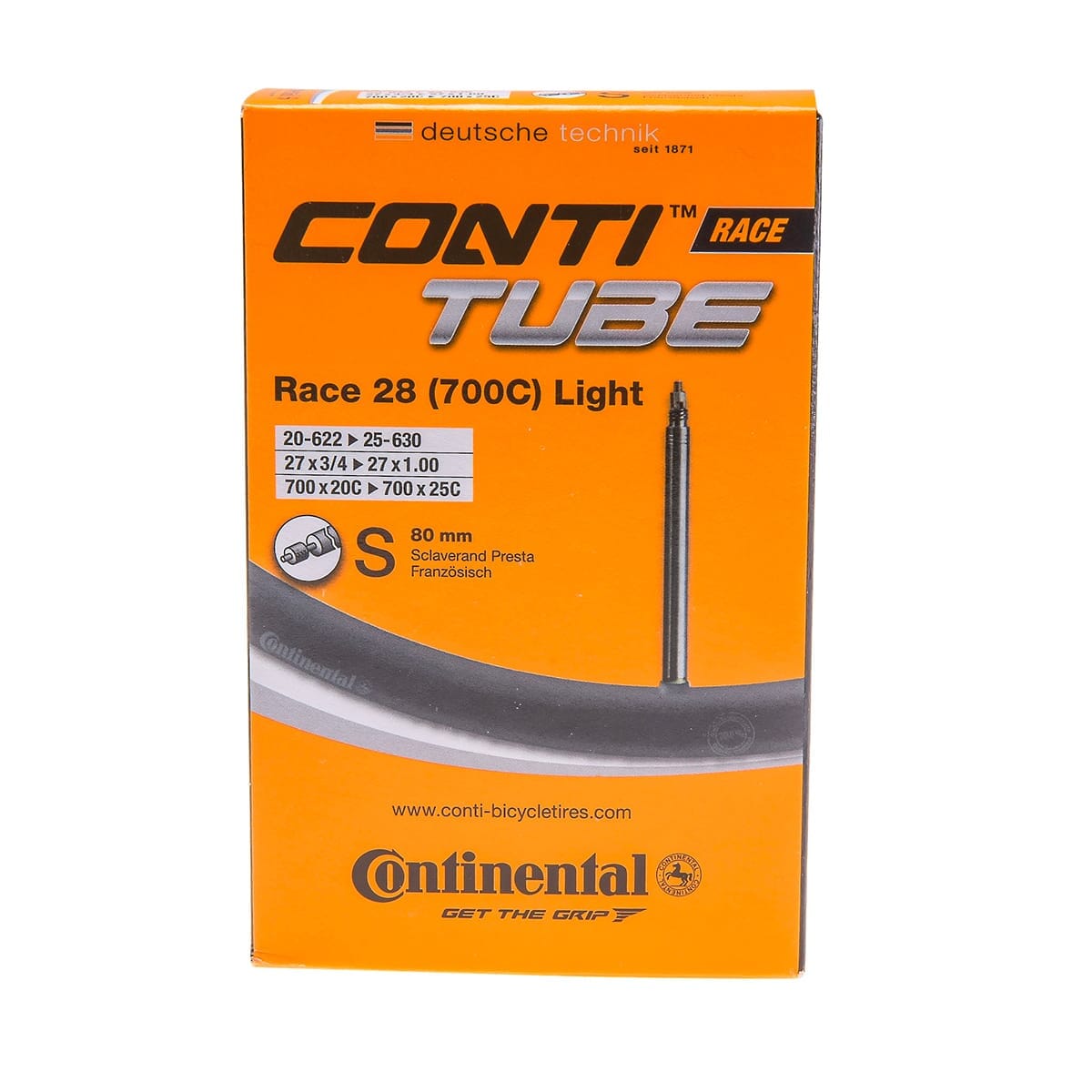 CONTINENTAL RACE LIGHT binnenband 700x20/25c Presta