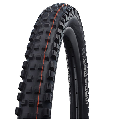Band SCHWALBE MAGIC MARY 27.5x2.40 ADDIX SOFT SUPERTRAIL Tubeless Ready Soepel Zwart