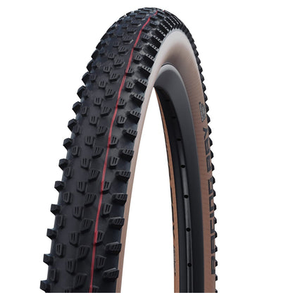 Band SCHWALBE RACING RAY N/P 29x2.25 ADDIX SPEEDGRIP SUPERRACE Tubeless Ready Soepel Zwart/Bruin