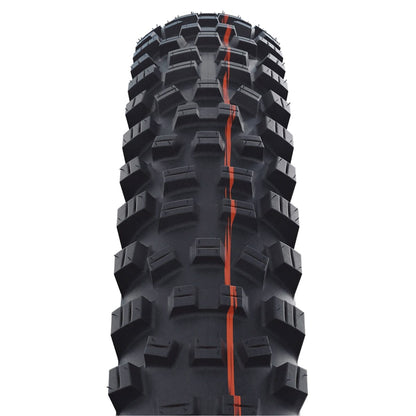 Band SCHWALBE HANS DAMPF 26x2.35 ADDIX SOFT SUPERTRAIL Tubeless Ready Soepel Zwart