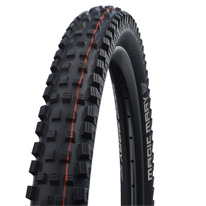 Band SCHWALBE MAGIC MARY 29x2.60 ADDIX SOFT SUPERGRAVITY Tubeless Ready Soepel Zwart