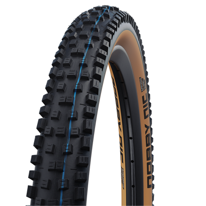 Pneu SCHWALBE NOBBY NIC 27.5x2.40 ADDIX SPEEDGRIP SUPERGROUND Tubeless Ready Souple Noir/Marron