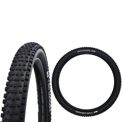 Band SCHWALBE WICKED WILL 29x2.60 ADDIX PERFORMANCE TubeType Soepel Zwart