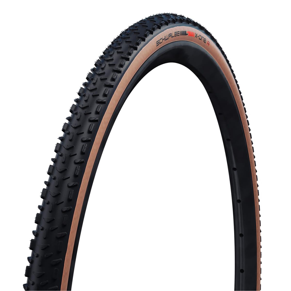 Pneu SCHWALBE X-ONE R ADDIX Race Super Race V-Guard 700x33C Tubeless Ready Beige