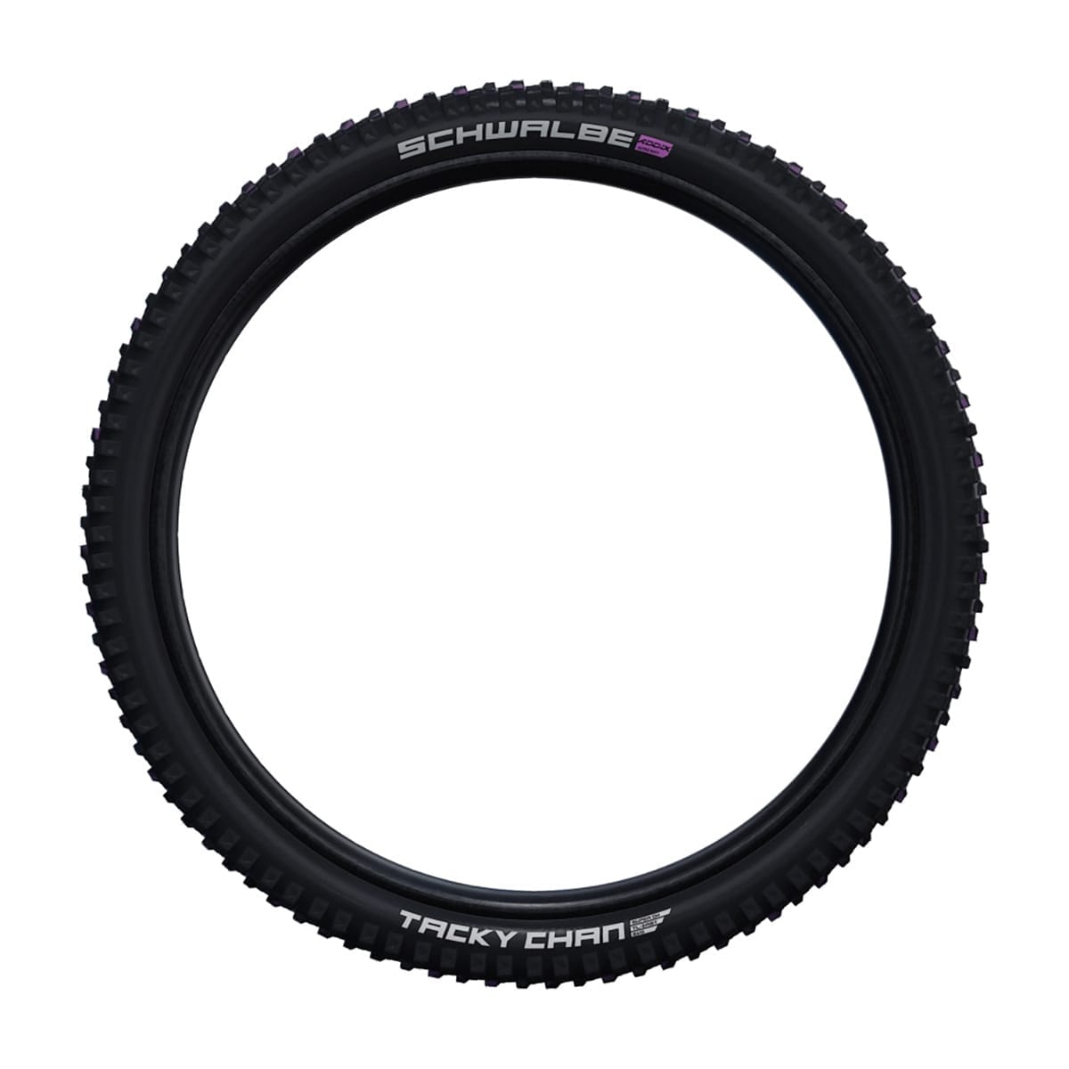 Pneu SCHWALBE TACKY CHAN 27.5x2.40 Super Downhill Addix Ultra Soft Tubeless Ready Souple Noir