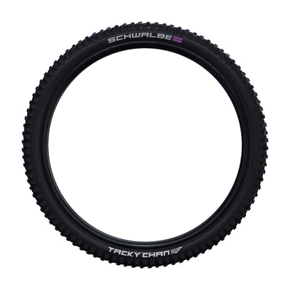 Band SCHWALBE TACKY CHAN 27.5x2.40 Super Downhill Addix Ultra Soft Tubeless Ready Soepel Zwart