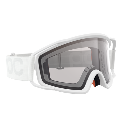 POC ZYGON-masker Wit Scherm Clarity Trail Cloudy Brown