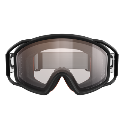 POC ZYGON masker Zwart Clarity Trail Cloudy Brown scherm