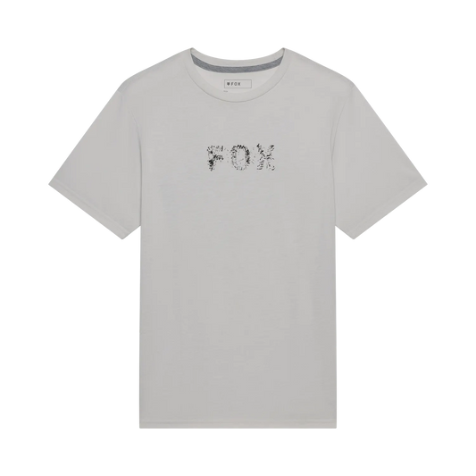 T-Shirt FOX SLOWBURN DRI-RELEASE Manches Courtes Gris Clair