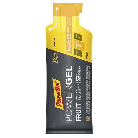 Gel Énergétique POWERBAR POWERGEL FRUIT (41g) Mange Passion Caféiné