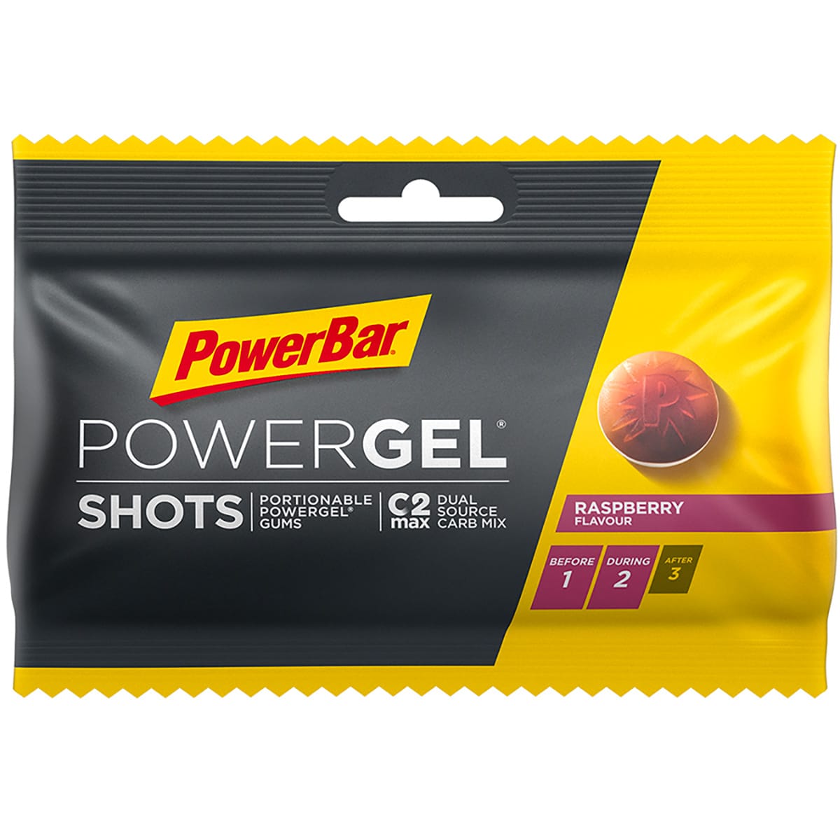 Bonbons POWERBAR POWERGEL Shots (60gr) Framboise