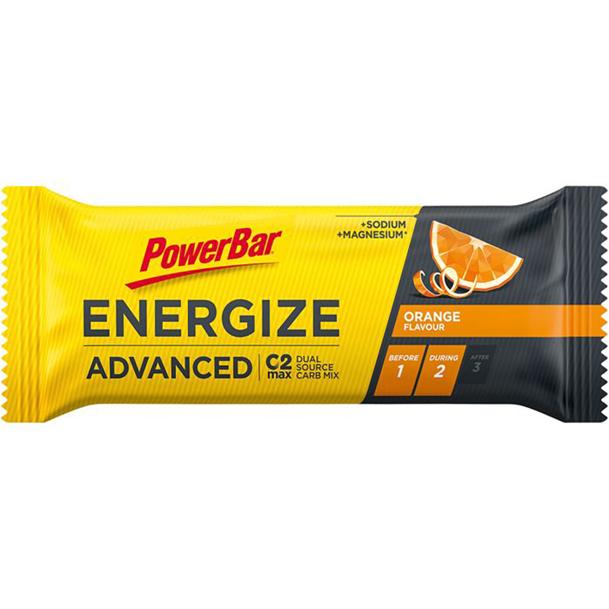 Barre Energétique POWERBAR ENERGIZE ADVANCED (55g) Orange