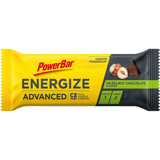 Barre Energétique POWERBAR ENERGIZE ADVANCED (55g) Chocolat Noisette