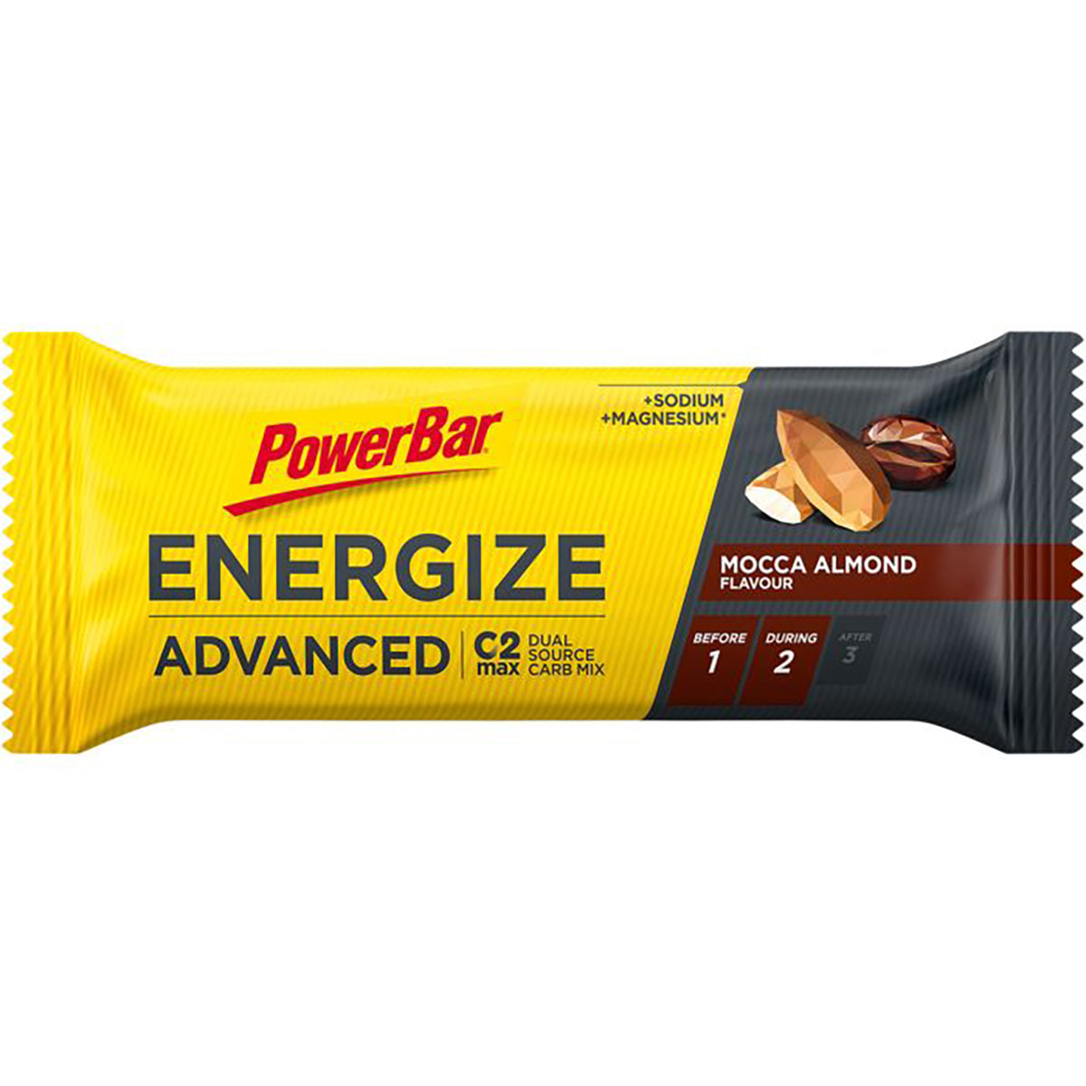 Barre Energétique POWERBAR ENERGIZE ADVANCED (55g) Amande Mocca