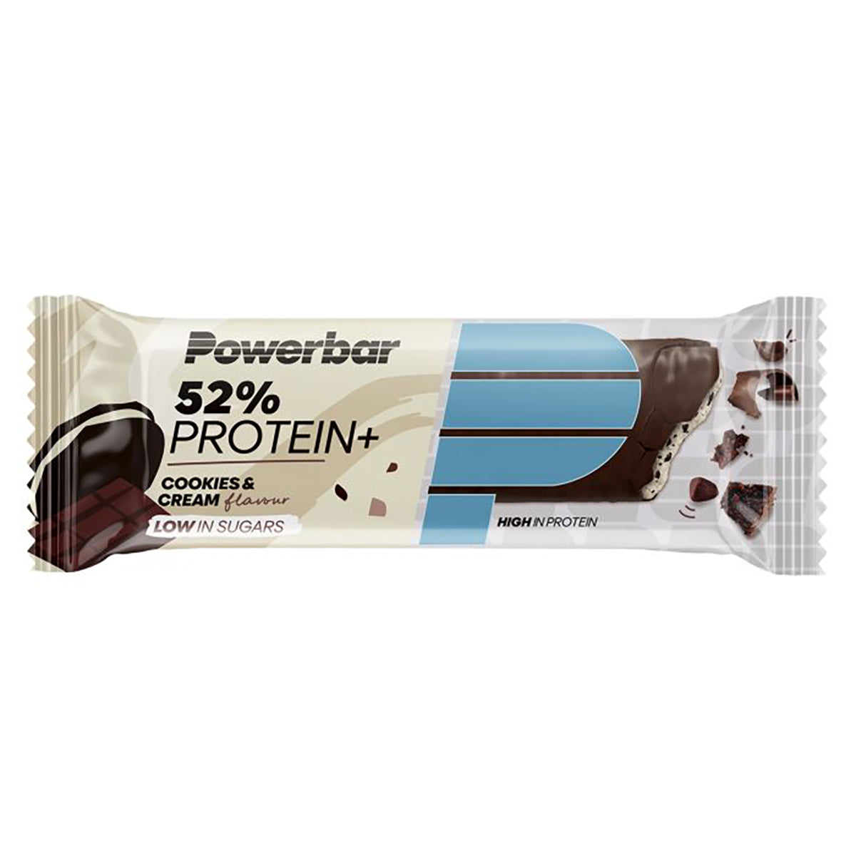 Barre de Récupération POWERBAR 52% PROTEIN PLUS (55 g) Cookies & Crème