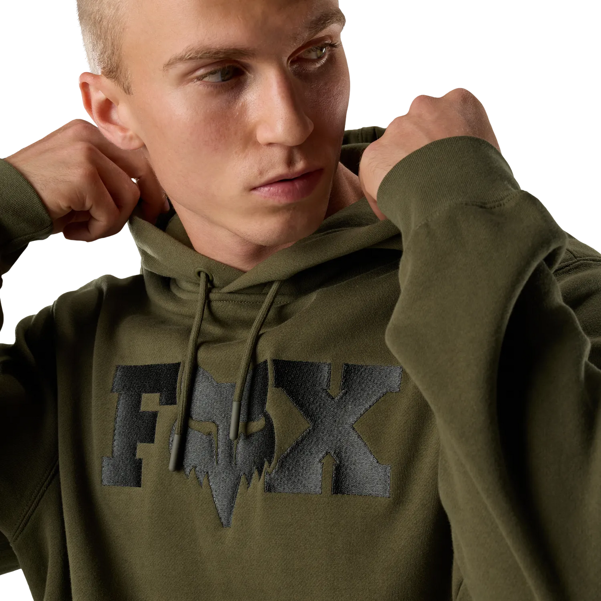 FOX F HEAD X FLEECE hoodie groen