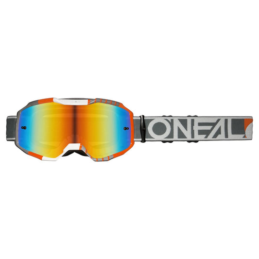 O'NEAL B-10 DUPLEX Masker Wit/Zwart/Oranje - Radiumrood