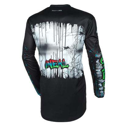 Maillot O'NEAL ELEMENT RANCID Noir/Blanc
