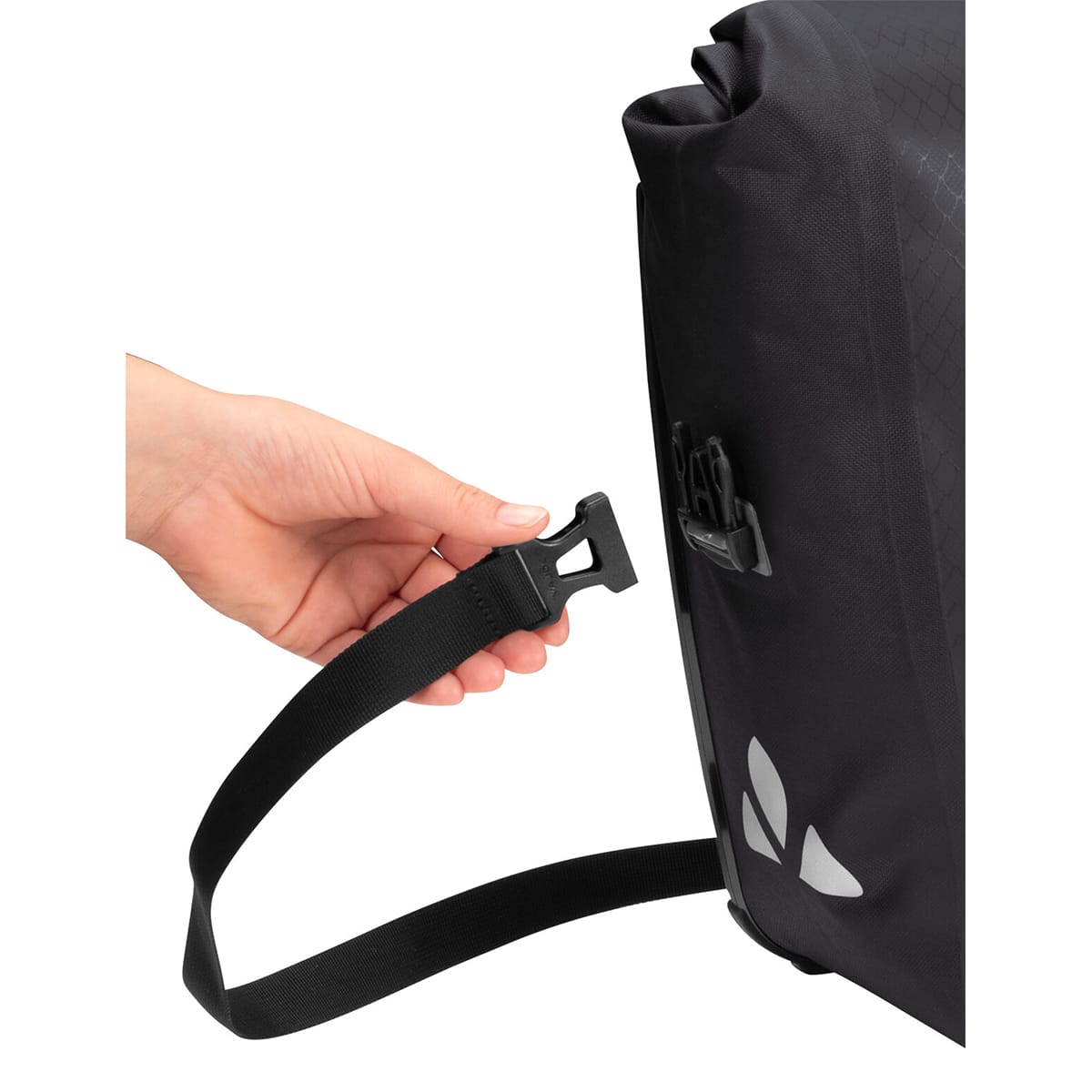 Paire de Sacoches de Porte-Bagages VAUDE AQUA FRONT 28 L Noir