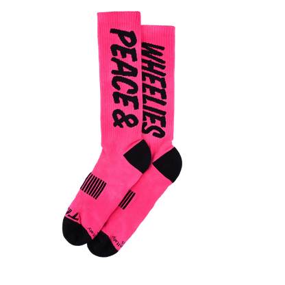 Sokken TROY LEE DESIGNS PERFORMANCE PEACE & WHEELIES Fuchsia