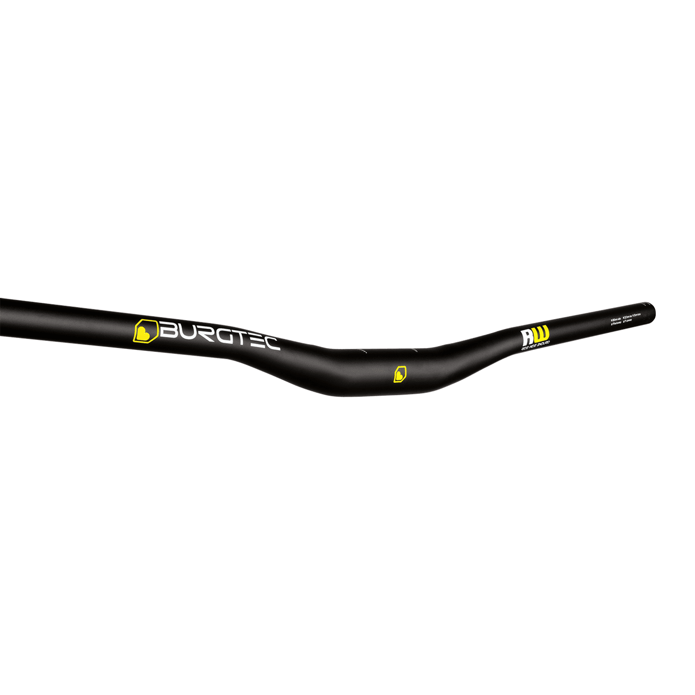 Cintre BURGTEC RIDE WIDE ENDURO Rise 22.5mm 800mm Noir