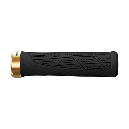 ERGON GMA handvatten zwart met goudkleurige Gold Rush-klemringen - detail 1