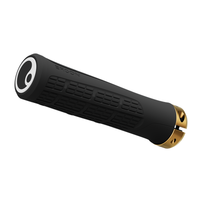 ERGON GMA handvatten zwart met goudkleurige Gold Rush-klemringen - detail 2