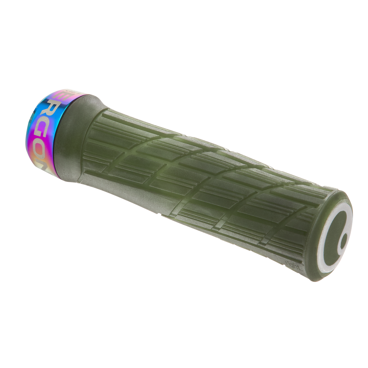 ERGON GE1 EVO Factory handvatten in bevroren mosgroen met Oil Slick-klemringen