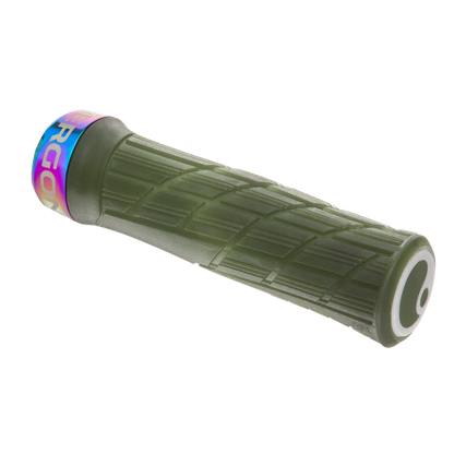 ERGON GE1 EVO Factory handvatten in bevroren mosgroen met Oil Slick-klemringen