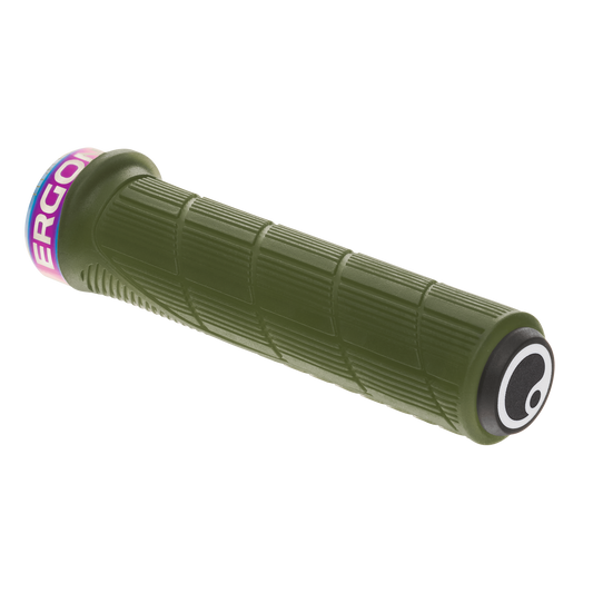 ERGON GD1 EVO Factory-handvatten in bevroren mosgroen met klemringen met olievlekafwerking