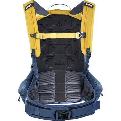 Rugzak met rugbescherming EVOC TRAIL PRO 26L Geel/Blauw