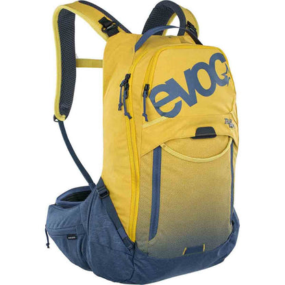 Rugzak met Rugplaat EVOC TRAIL PRO 16L Geel/Blauw