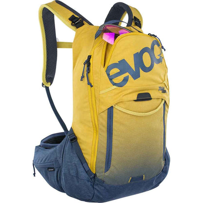 Rugzak met Rugplaat EVOC TRAIL PRO 16L Geel/Blauw