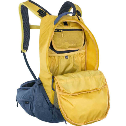 Rugzak met Rugplaat EVOC TRAIL PRO 16L Geel/Blauw