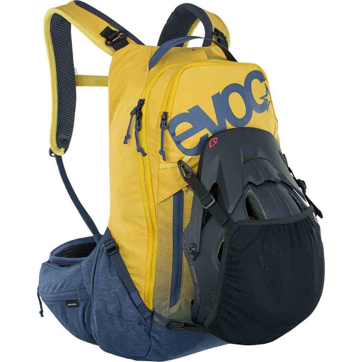 Sac à Dos avec Dorsale EVOC TRAIL PRO 16L Jaune/Bleu