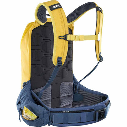 Rugzak met Rugplaat EVOC TRAIL PRO 16L Geel/Blauw