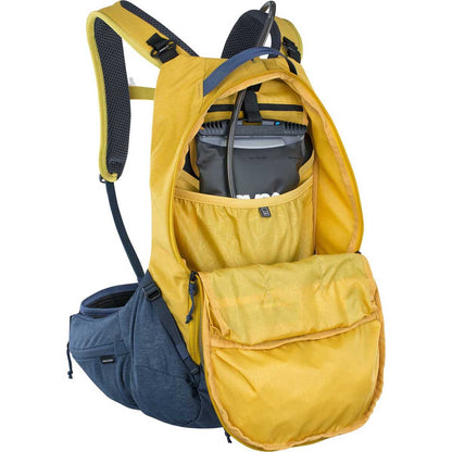 Rugzak met rugbescherming EVOC TRAIL PRO 10L Geel/Blauw