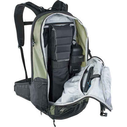 Rugzak met Rugplaat EVOC FR TOUR E-RIDE 30L Kaki
