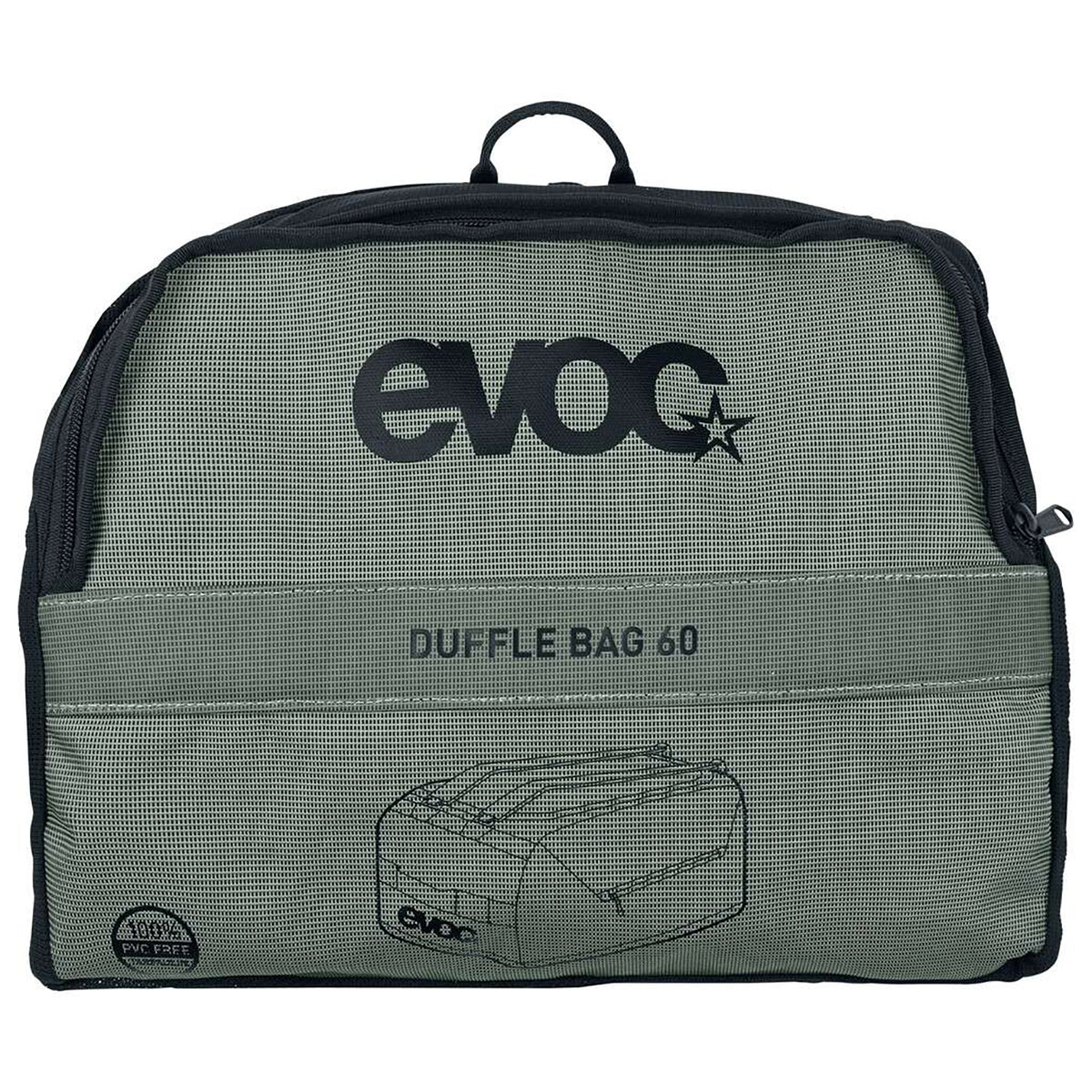 EVOC DUFFLE 60 Reistas Groen