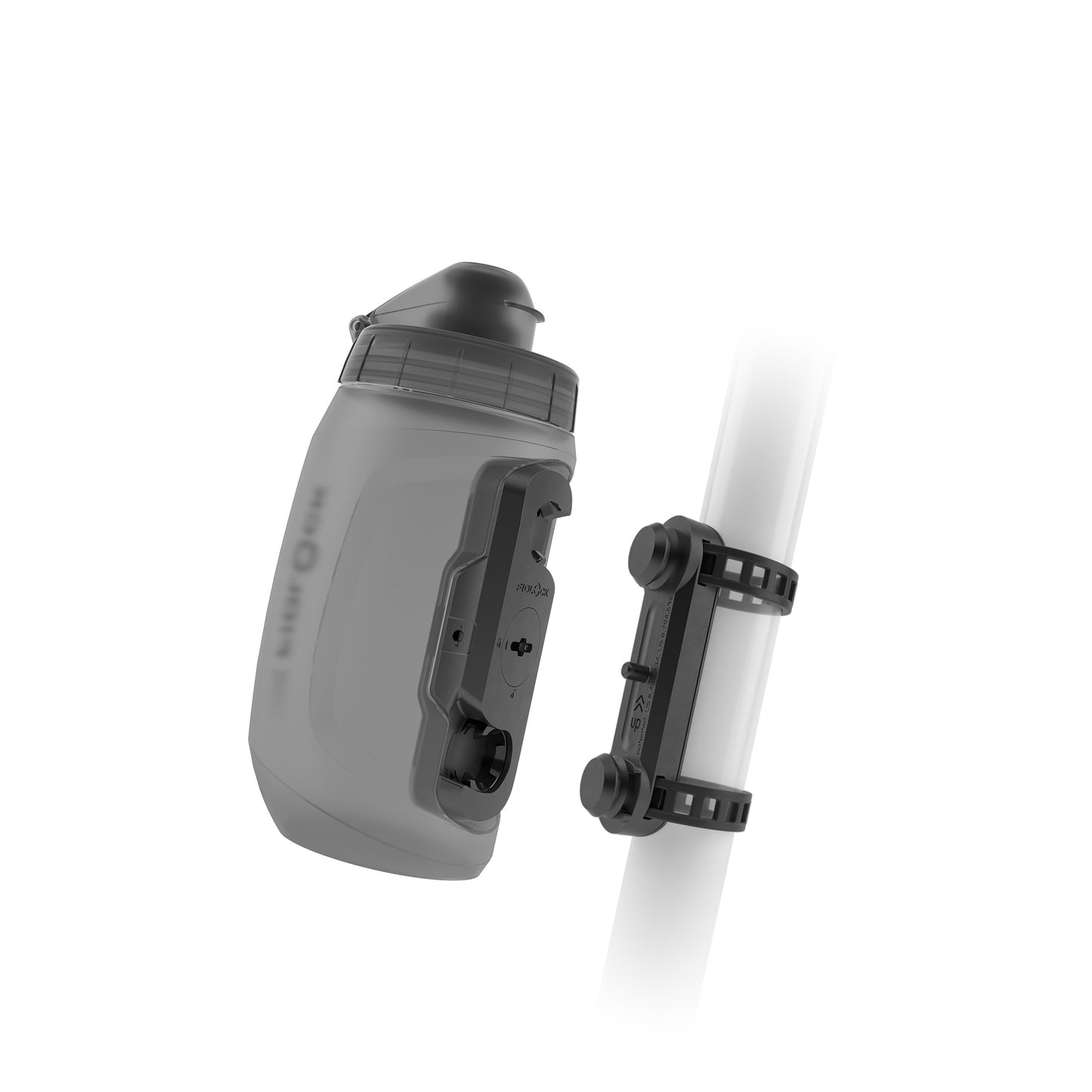 Fles- en bidonhouderset FIDLOCK TWIST UNI BASE 450 ml Gerookt