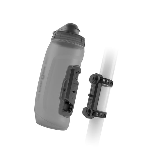 Kit Bidon et Porte-Bidon FIDLOCK TWIST UNI BASE 590 ml Fumé