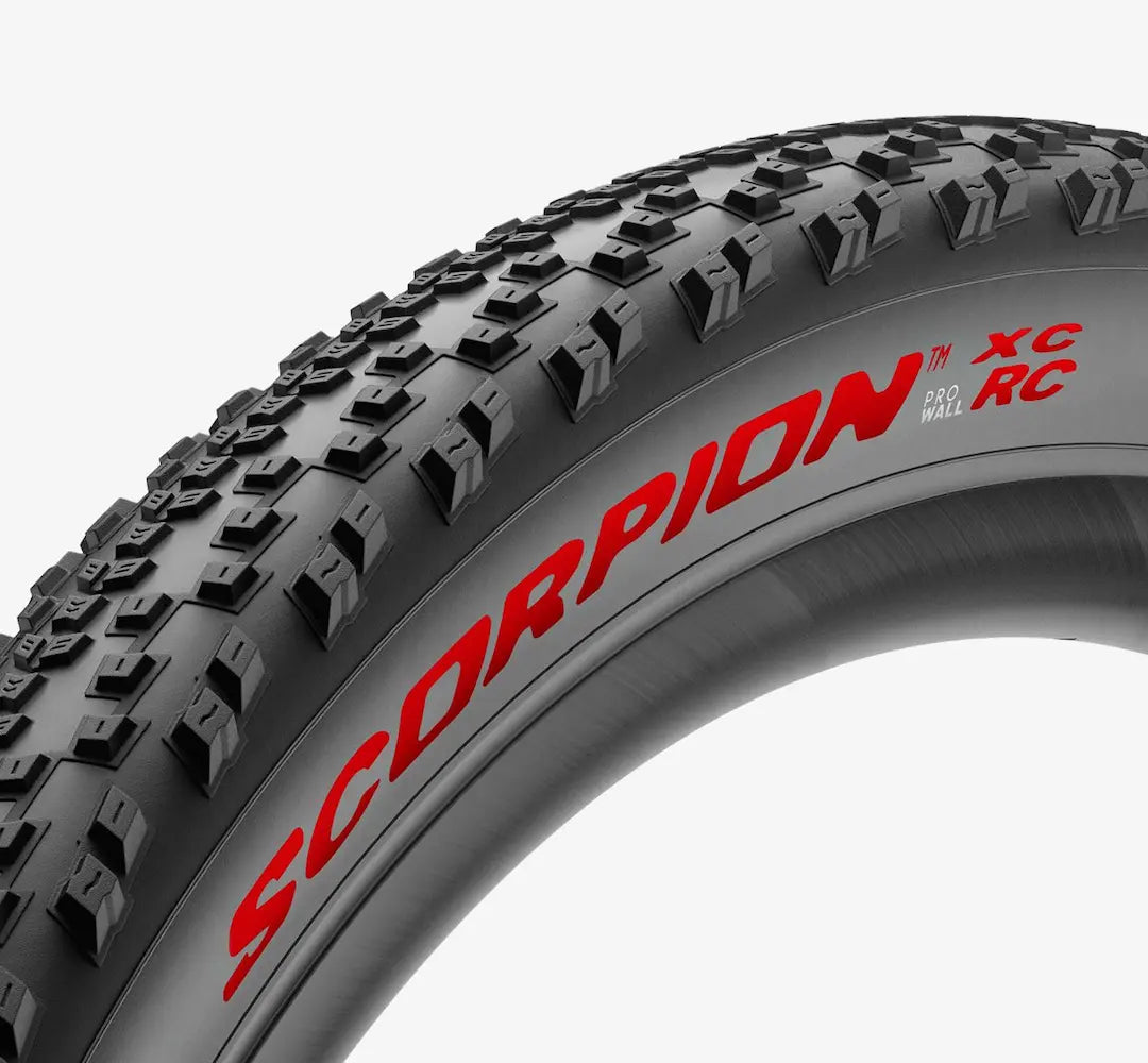 PIRELLI SCORPION XC RC 29x2.4 ProWall Tubeless Ready Zacht Zwart/Rood 4354200 band