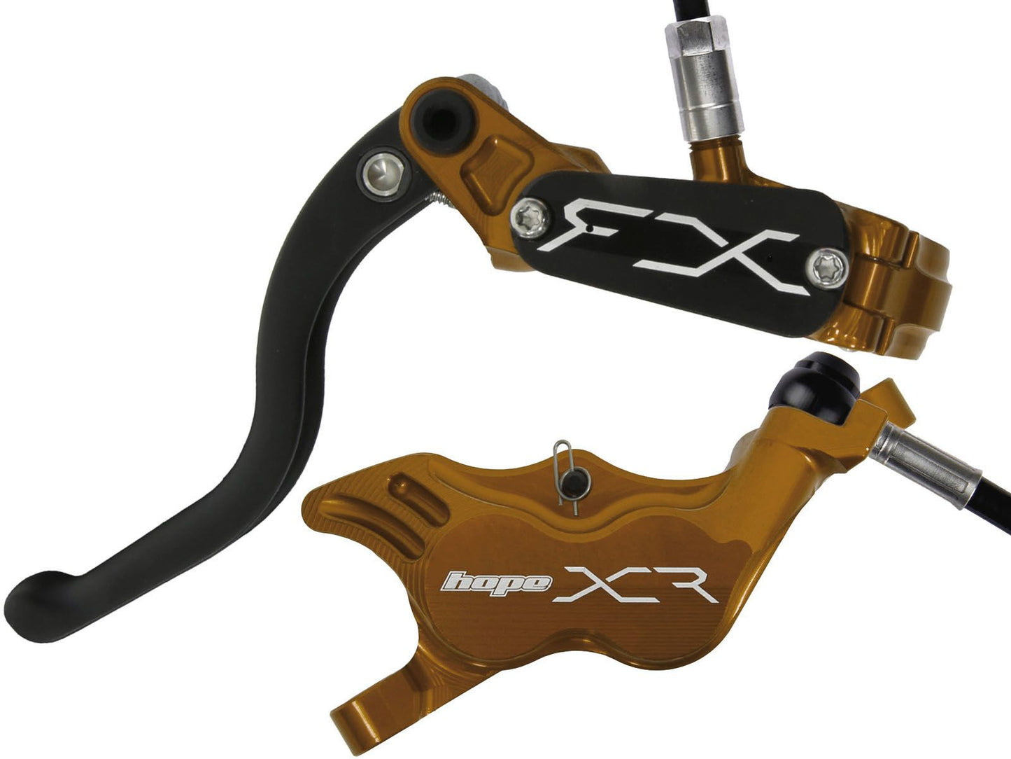 Paire de Freins HOPE XCR PRO E4 Sans Disque Bronze