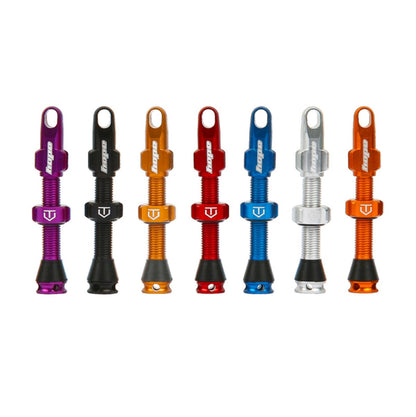HOPE 40mm Tubeless Ventiel met kernverwijderaar Oranje
