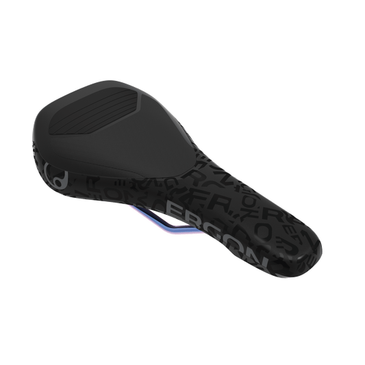 ERGON SM Downhill Comp Team-zadel Oil Slick met CrMo-rails