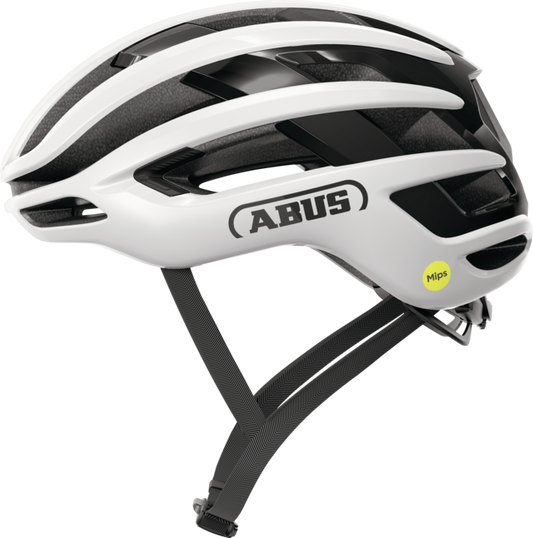 ABUS AIRBREAKER 2.0 MIPS weghelm glanzend wit