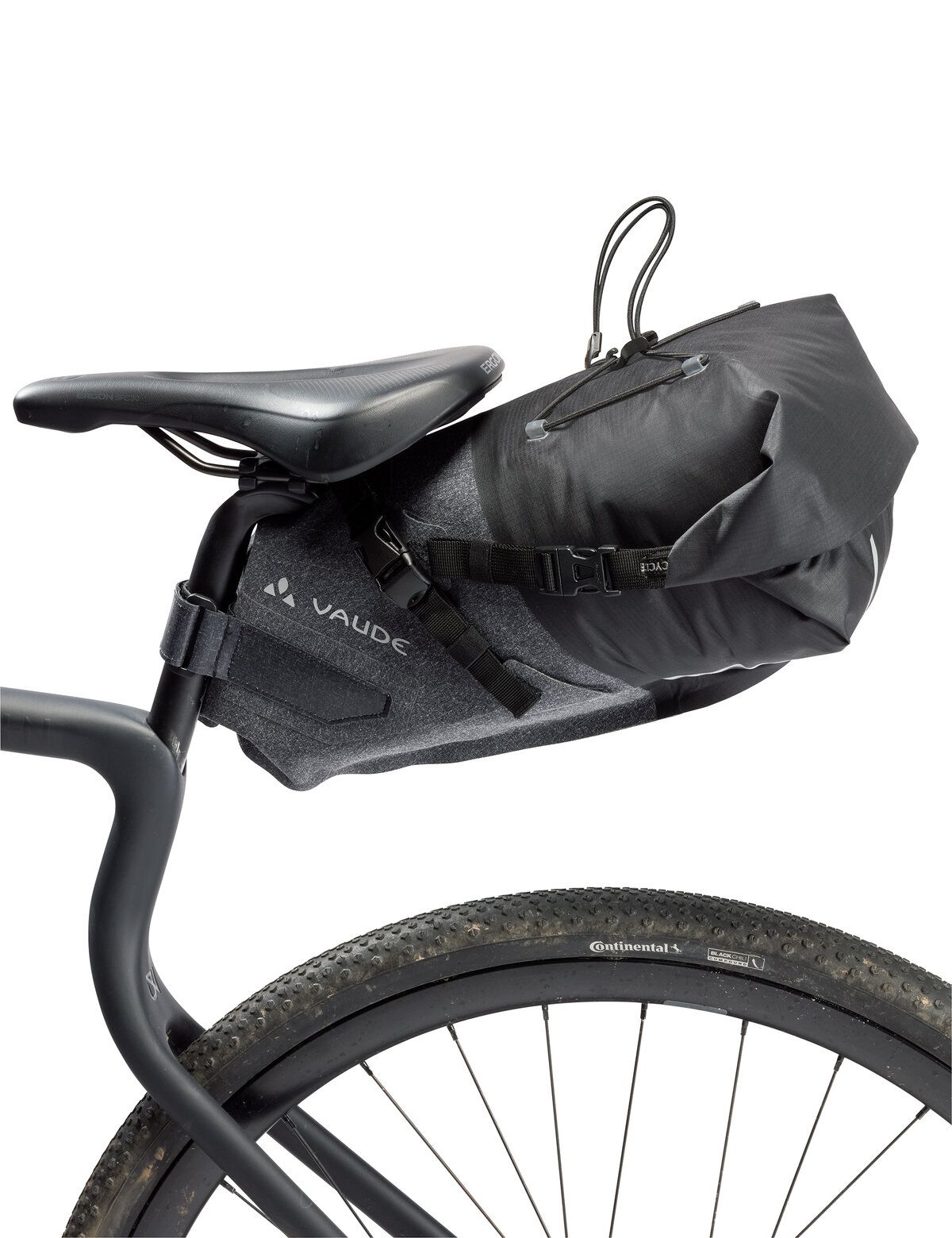 VAUDE TRAILSADDLE COMPACT 7 L Zadeltas Zwart