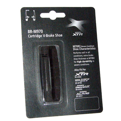 Paar V-Brake cartouche remblokken SHIMANO M950/739